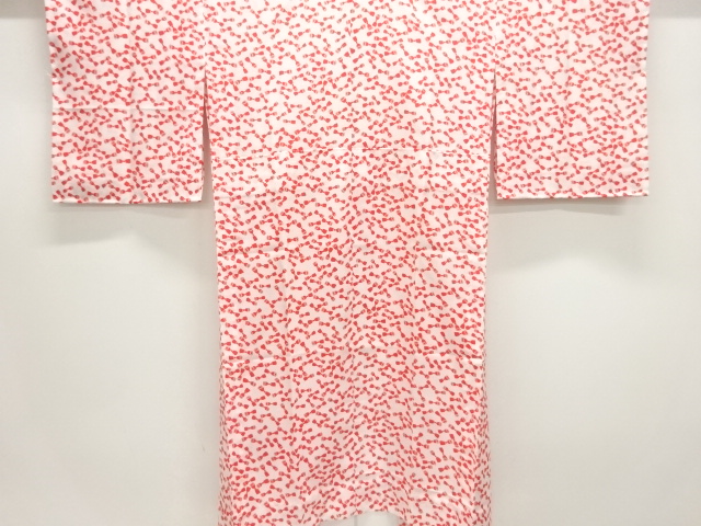 未使用品　鼓胴模様単衣長襦袢